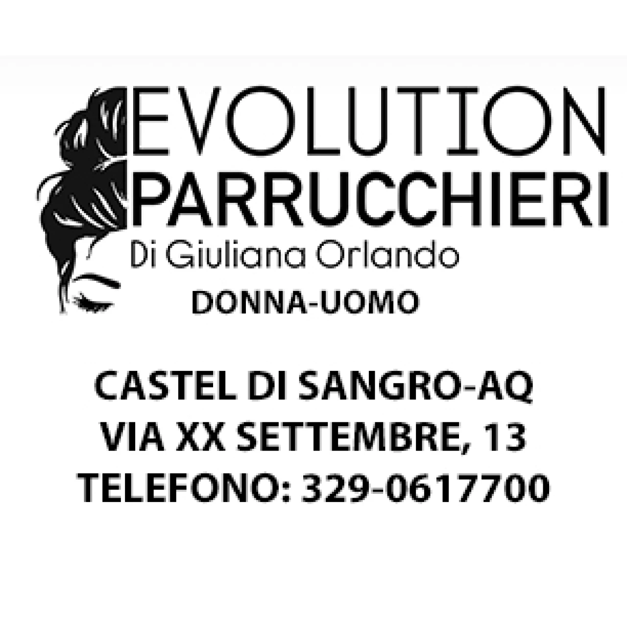 Banner Evolution Parrucchieri di Giuliana Orlando 306 per 306 pixel
